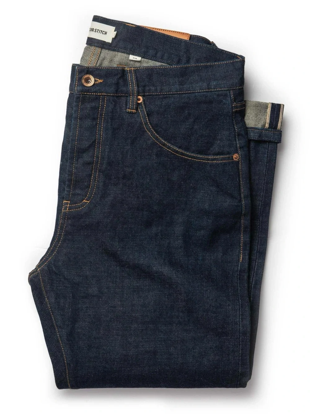 Taylor Stitch - The Slim Jean in Rinsed Organic Selvage